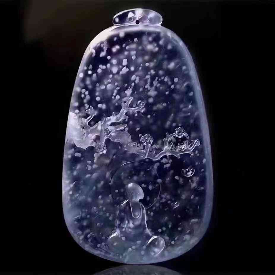 翡翠里面全是棉絮状物(翡翠过灯全是棉絮状是啥种)插图5