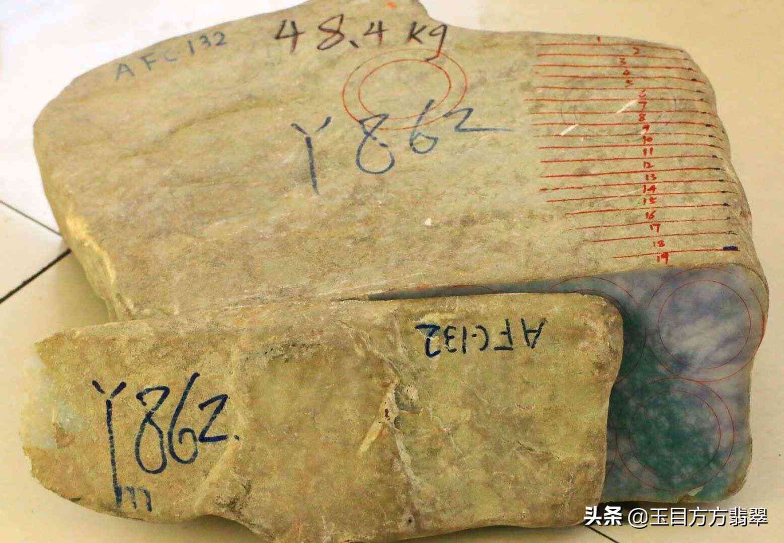 怎么切翡翠原石(切翡翠原石视频)插图4