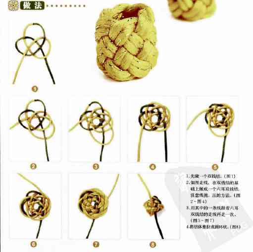 一步一步教你编手链(单绳一珠一结)插图12 一步一步教你编手链(单绳一珠一结)插图12