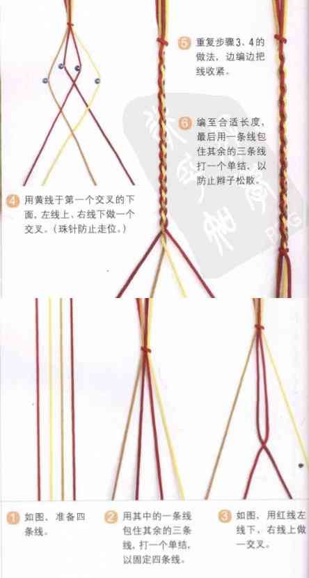 一步一步教你编手链(单绳一珠一结)插图30 一步一步教你编手链(单绳一珠一结)插图30