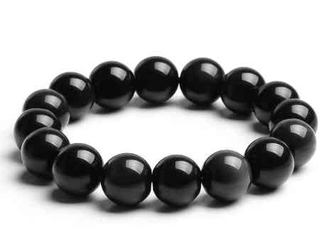 黑曜石貔貅手链(黑曜石貔貅手链的寓意)插图1