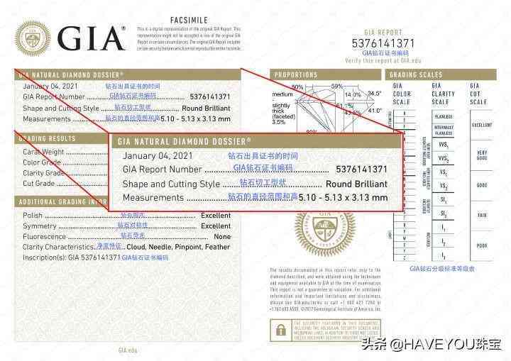 gia证书怎么看(gia证书怎么看有无奶咖)插图6