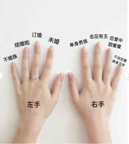 女人戴戒指左手五个手指的含义(女人戴戒指右手五个手指的含义图解)