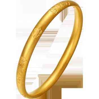 金镯子带右手旺自己(女人金镯子戴哪个手旺运)插图5