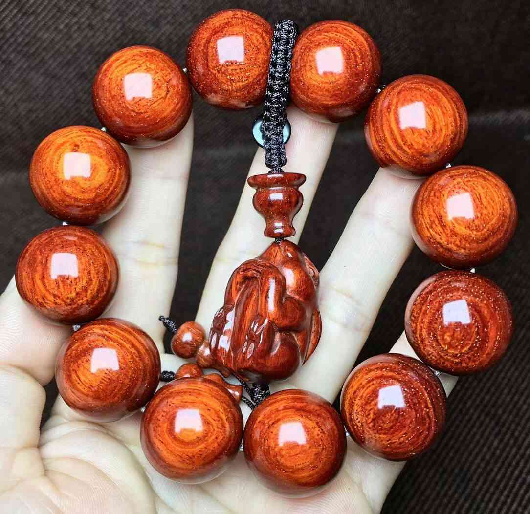 正宗小叶紫檀手串价格插图7