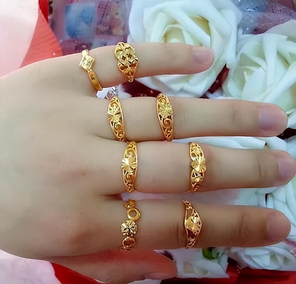 黄金戒指男士(黄金戒指男士款式图片)