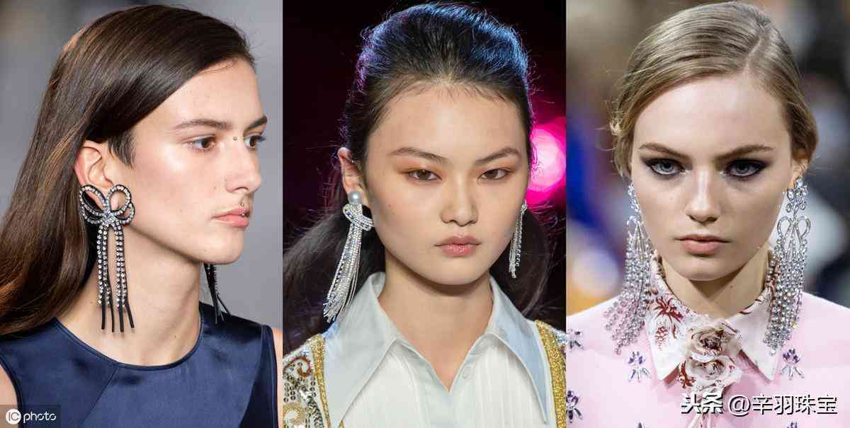2019秋冬饰品流行趋势,水钻耳环,价格不贵,漂亮迷人