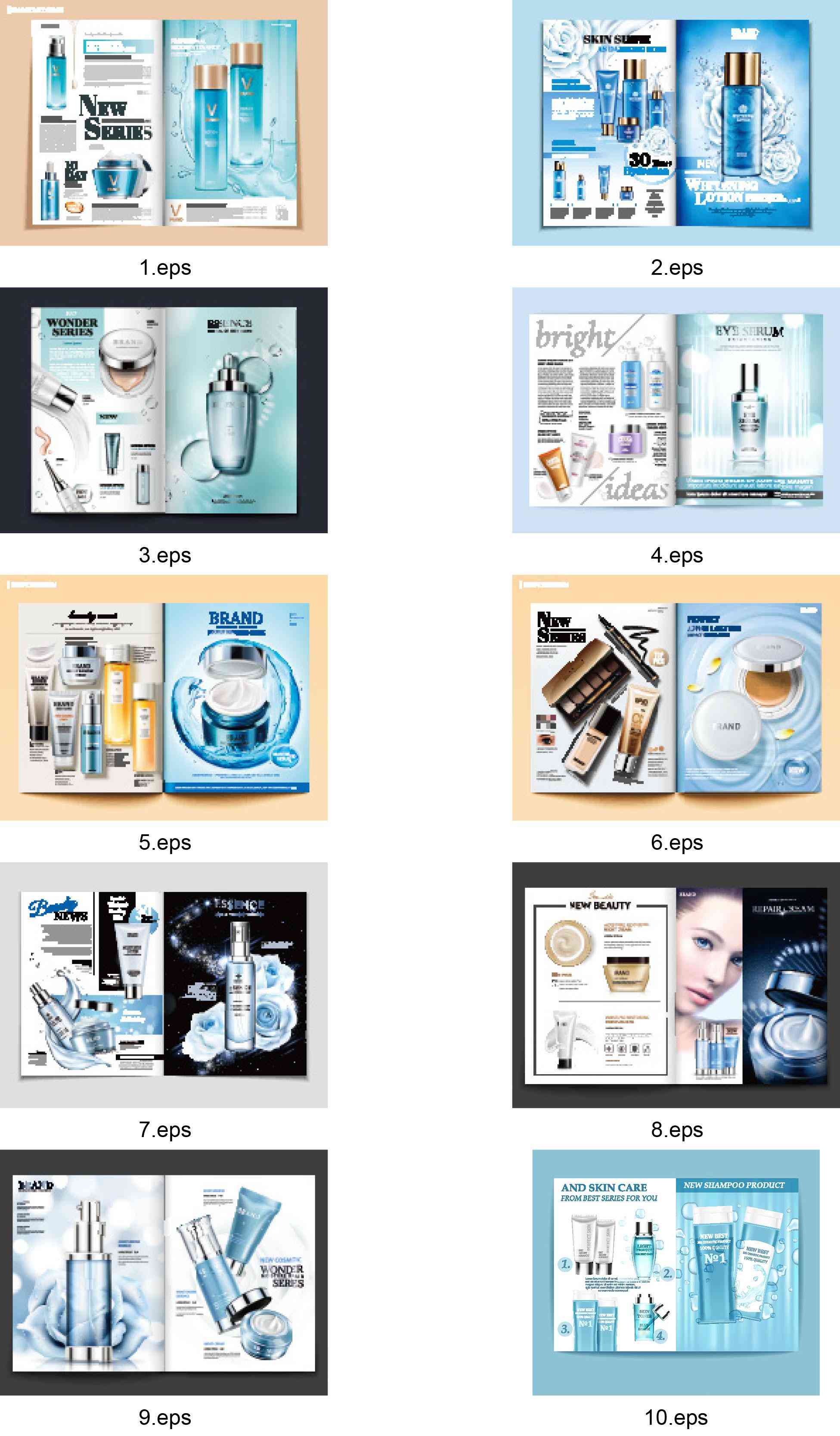 化妆品广告页设计图案(化妆品广告页设计图案)