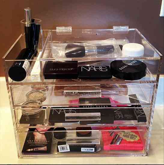 女生化妆品桌面收纳(桌面化妆品收纳盒教程)插图1