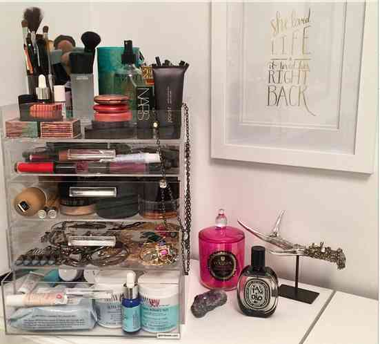 女生化妆品桌面收纳(桌面化妆品收纳盒教程)插图2
