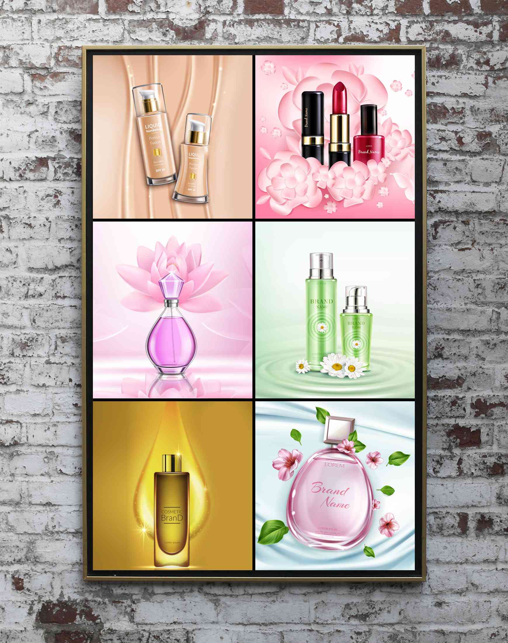 化妆品厂家直销视频素材(化妆品产品视频广告视频)