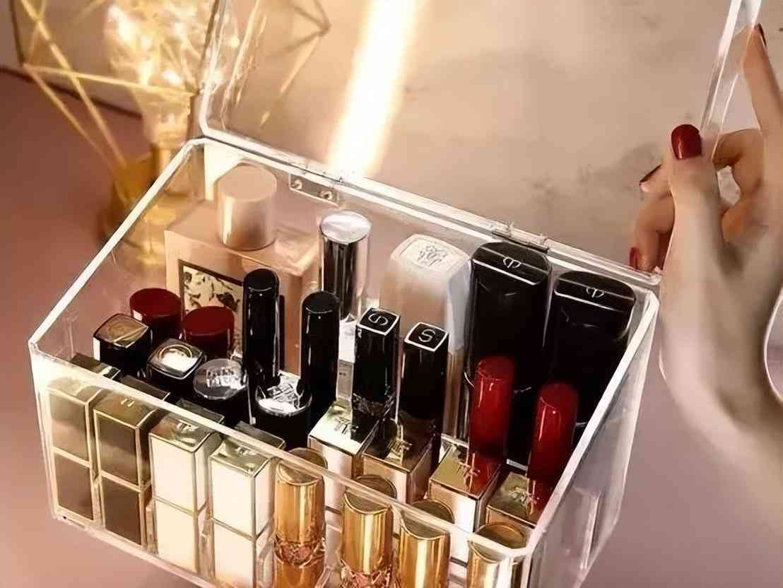 移动化妆品置物架(产品置物架)