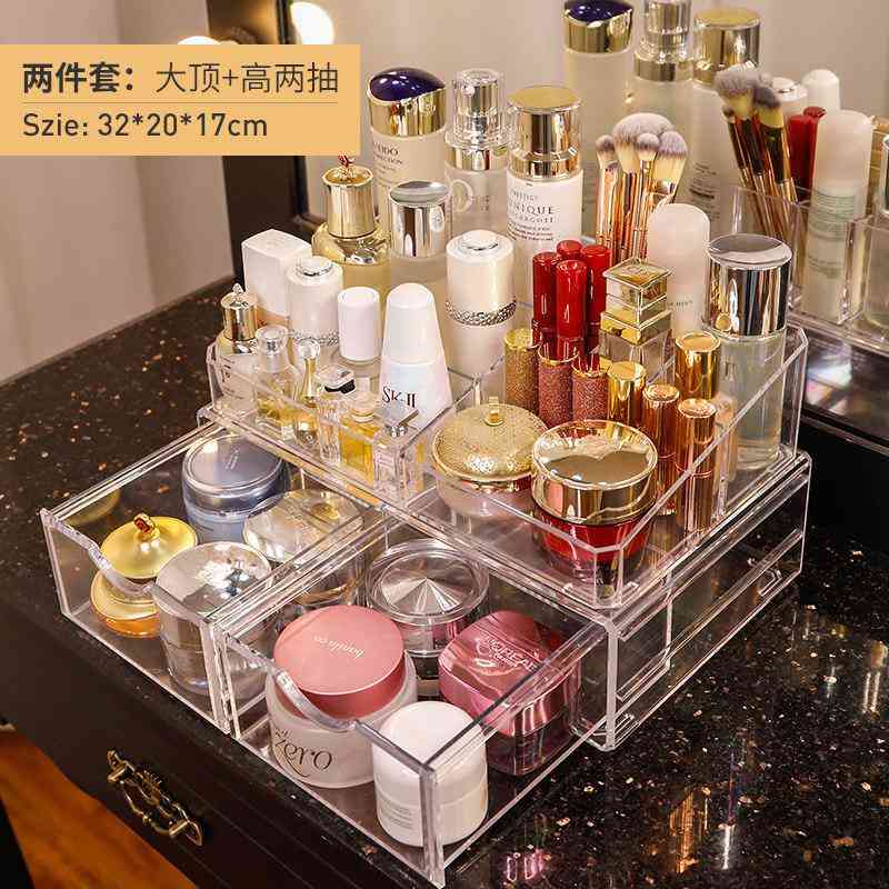 化妆品在置物架上放不稳(化妆品置物架怎么安装)插图2