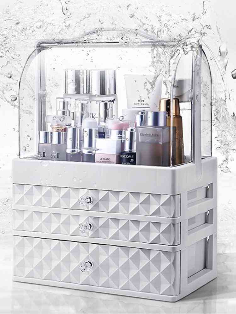 化妆品在置物架上放不稳(化妆品置物架怎么安装)插图4