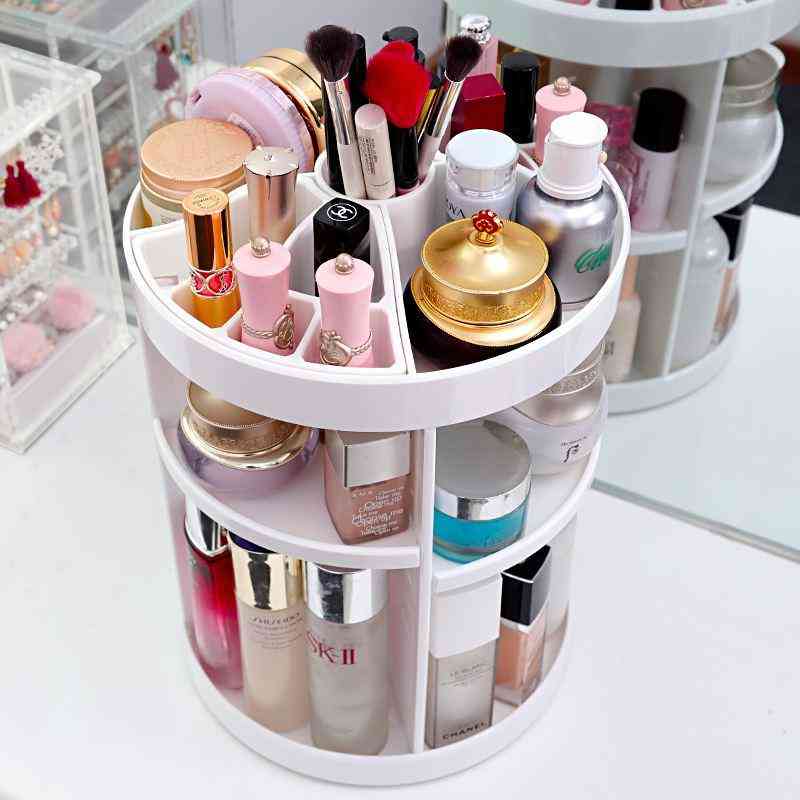 化妆品在置物架上放不稳(化妆品置物架怎么安装)插图5