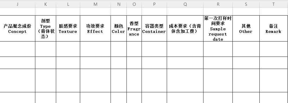 化妆品店价格定位表模板(化妆品报价单模板)插图2 化妆品店价格定位表模板(化妆品报价单模板)插图2