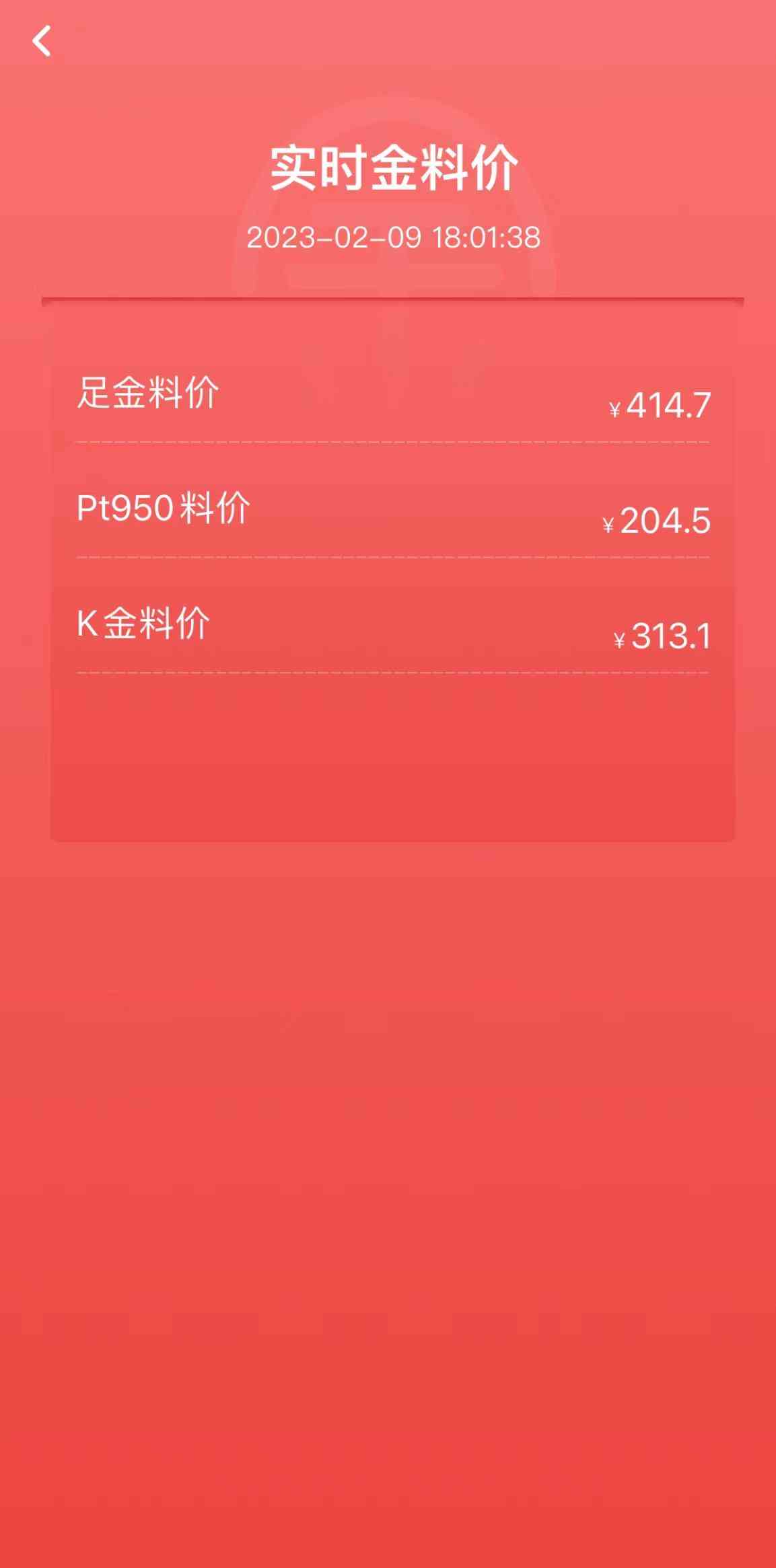 今日国际白金价格查询(今日国际白金价格查询表)插图1