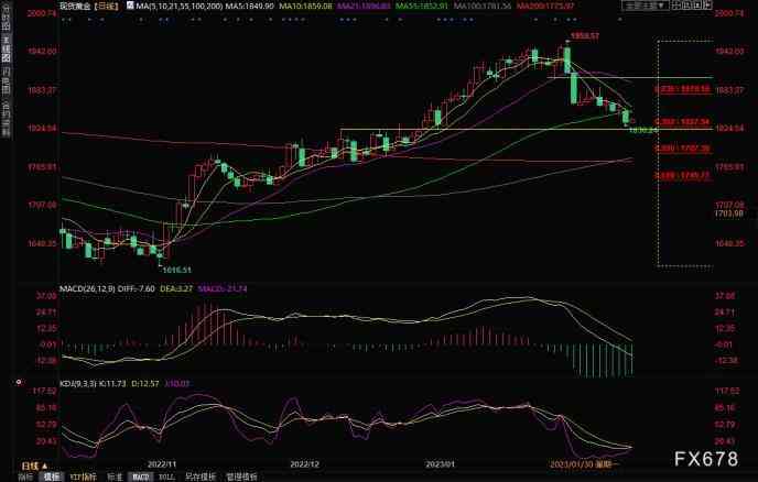 今日金价日线图(今日金价实时查询k线图)插图1