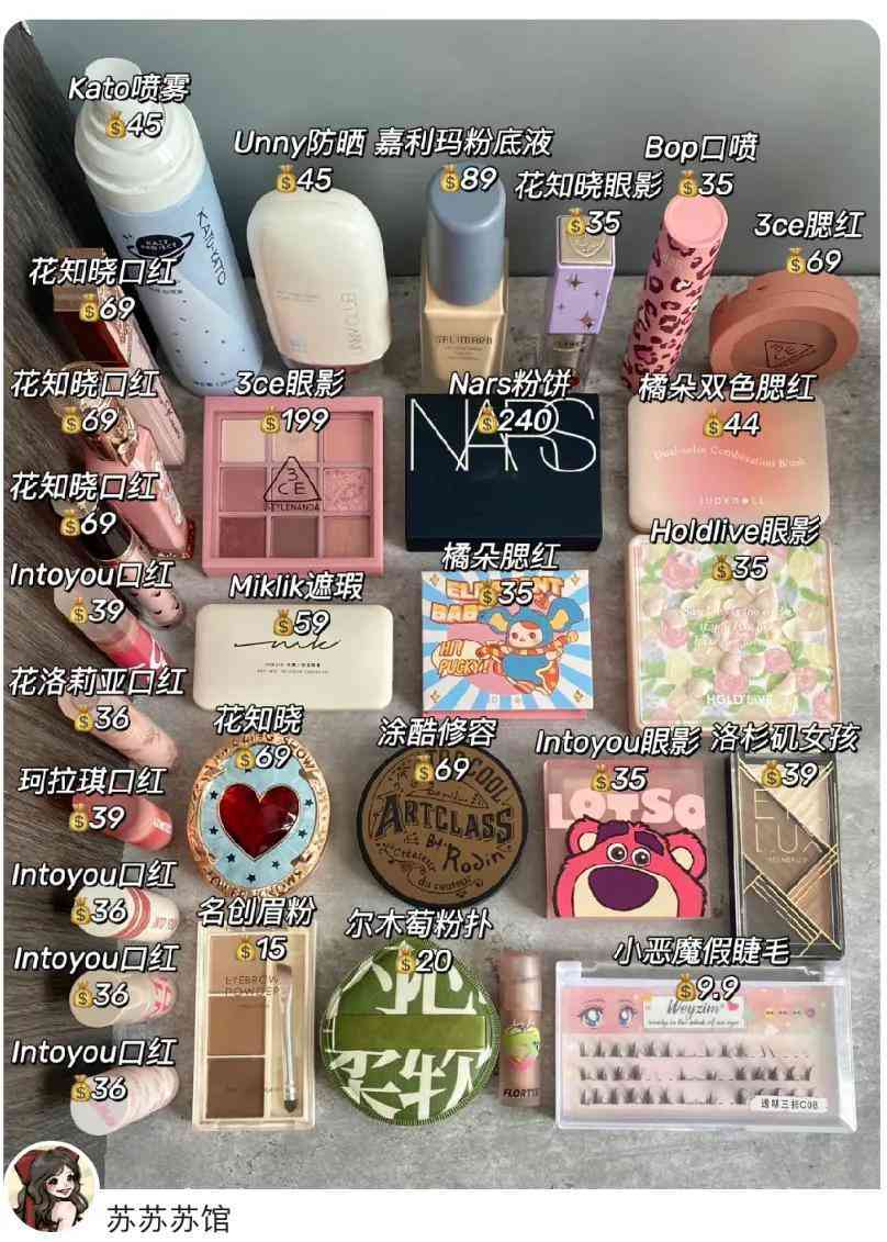 女孩化妆品所有牌子有哪些(女孩化妆品所有牌子有哪些图片)