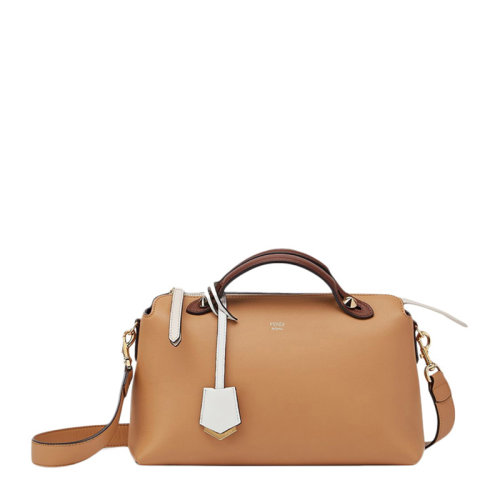 FENDI/芬迪 女士棕色BY THE WAY中号波士顿包手提包女包 8BL146-5QJ-F1E8N