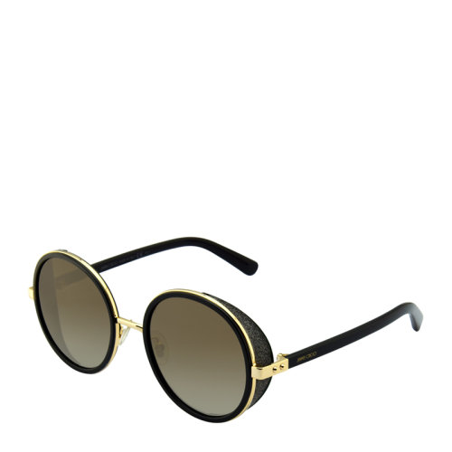 Jimmy Choo/周仰杰 吉米周 复古 摩登 奢华 圆形 镜框 女士 太阳镜 渐变 反光 镜片 墨镜 眼镜 ANDIE/S 54mm Jimmy Choo 周仰杰