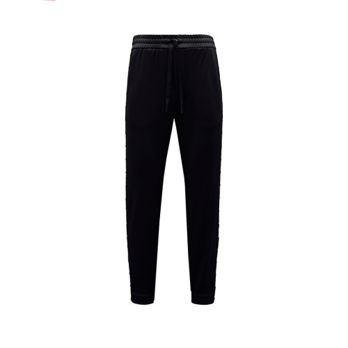 Moncler/蒙克莱 22年秋冬新款 男士黑色醋酸纤维铆钉休闲运动裤H20918H00001899A1999