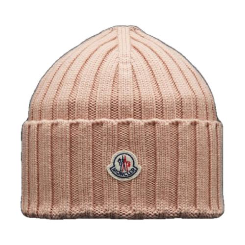  MONCLER蒙可蒙克莱 22年秋冬 女士 帽子 Ribbed Knit Wool Beanie H20933B00037A9327513
