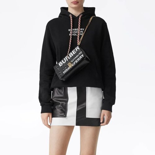  BURBERRY/博柏利 女士黑色棉质卫衣 8019990 PLFSX