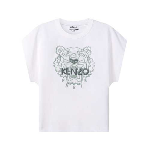 KENZO/高田贤三 女士棉质宽松版圆领短袖T恤 2TS645 4YF