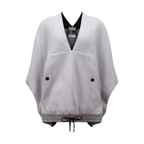  MONCLER蒙可蒙克莱 22年秋冬 女士 斗篷 Wool Fleece Cape H20983G00003899K6912