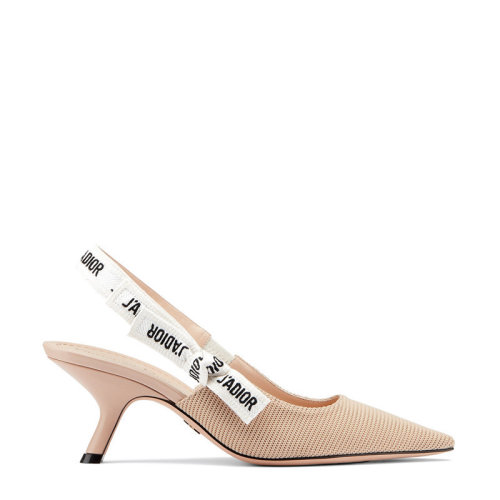 DIOR/迪奥 JAdior刺绣缎带裸色高跟鞋 6.5CM KCC200TFL_S21U