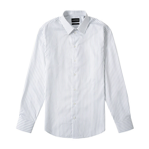 Emporio Armani/安普里奥阿玛尼 白条色 男士长袖衬衫 A1CM5L-A1C14-019