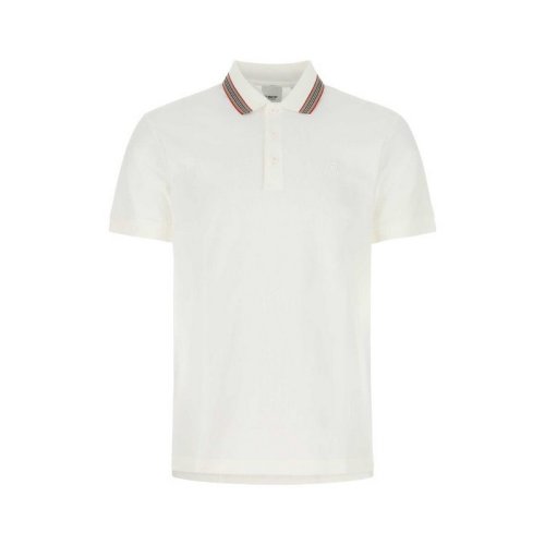  BURBERRY/博柏利 男士白色时尚短袖POLO衫 8056225 PLFSX