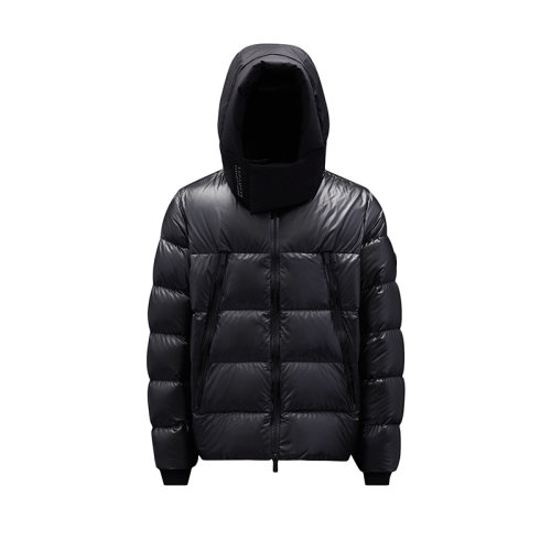 Moncler/蒙克莱 22年秋冬新款 Zubair系列 男士黑色聚酯纤维黑标短款羽绒服夹克外套H20911A00197595OK999
