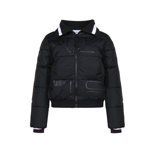 FILA/斐乐 女士聚酯纤维短款高领棉服夹克外套 683175