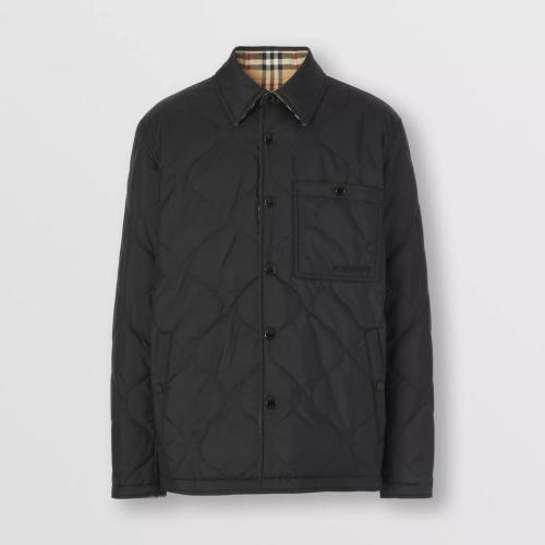  BURBERRY 22年秋冬 男士 双面两用 Vintage 格纹温控外套式衬衫 80491391