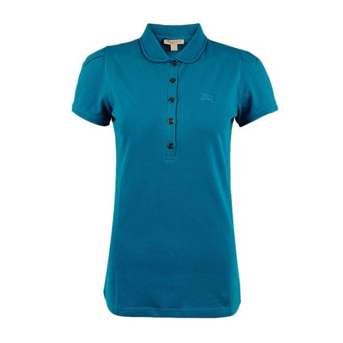  BURBERRY/博柏利 女士蓝色棉质短袖POLO衫 3968564 PLFSX