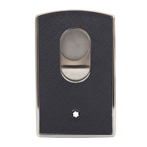 MontBlanc/万宝龙 男士匠心系列深灰色牛皮硬壳名片夹