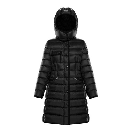 Moncler/蒙克莱  女士HERMINE长款黑色羽绒服 H20931C5110053048999