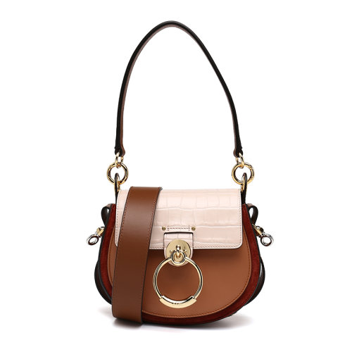 CHLOE/克洛伊时尚潮流牛皮革斜挎包女士背提CHC21SS153E