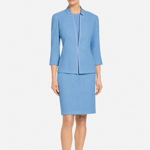 St.John/盛蔷蓝色经典针织女士夹克K6101F1