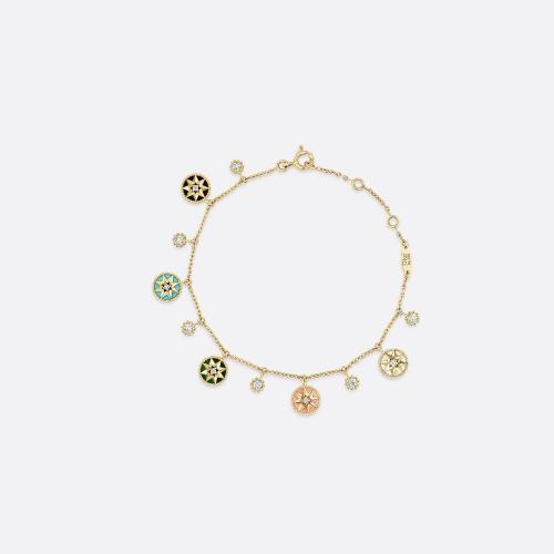  DIOR迪奥 22年春夏 女士 手镯 Rose des Vents 手链 JRDV95134_0000 预定商品1-3周发货