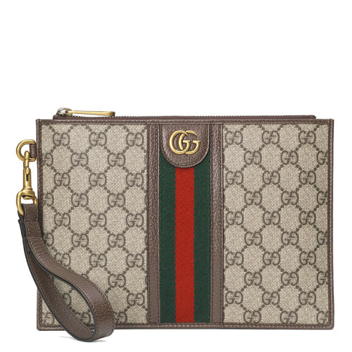 GUCCI/古驰Ophidia系列织纹手拿包手拿包67298996IWT