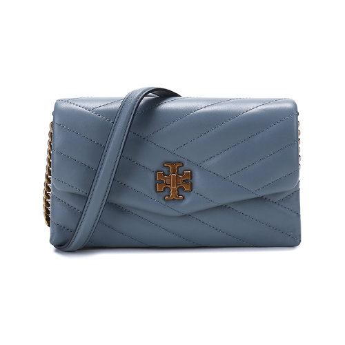 Tory Burch/汤丽柏琦 女士KIRA系列羊皮单肩斜挎包双T LOGO 64068