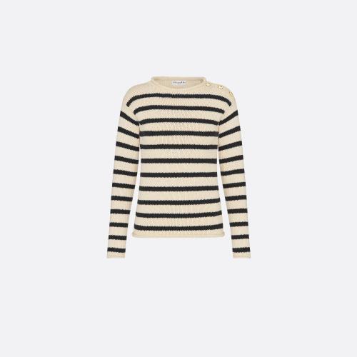  DIOR迪奥 22年秋冬 女士 针织衫 水手风针织衫 054S22AM714_X0800 预定商品1-3周发货