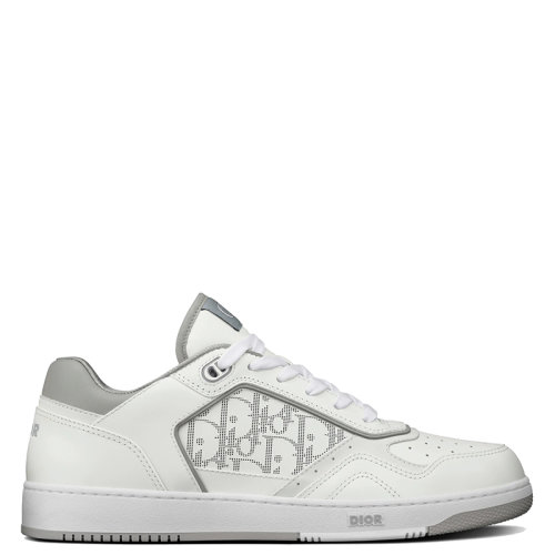 DIOR/迪奥 22年早春新款 B27系列 男士白色老花皮革低帮运动鞋3SN272ZIJ_H068