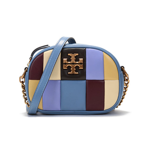 Tory Burch/汤丽柏琦女士KIRA系列皮革单肩斜挎包相机包双T LOGO 840