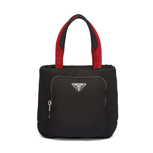 PRADA/普拉达  女包女士黑色尼龙时尚百搭品牌字母单肩手提包  1BG270-2CKI-F0D9A