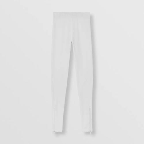  BURBERRY 22年秋冬 女士 徽标装饰弹力平织紧身裤 80615821