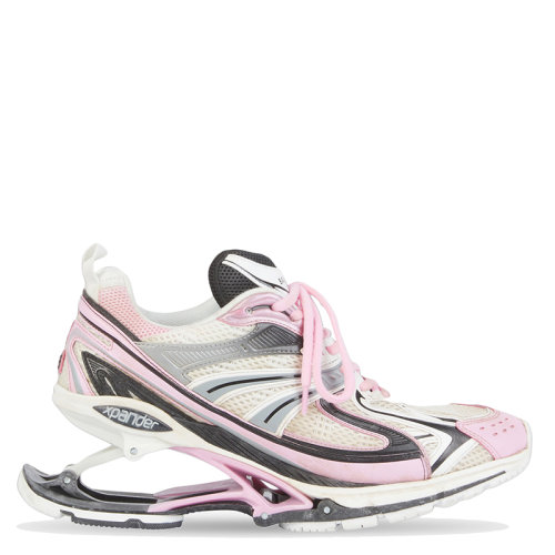 Balenciaga/巴黎世家 X-PANDER系列 女士粉色网眼和尼龙运动鞋653870W2RA55012